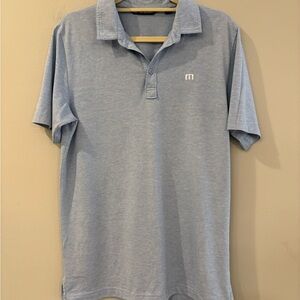 Travis Mathew Sky Blue Polo Shirt in Men’s Size M